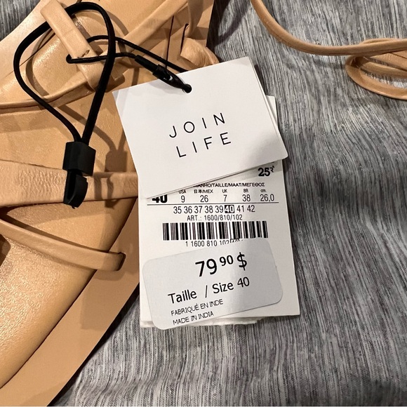 Brand New Zara Lace up flats - Picture 4 of 4